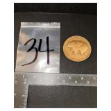 1969 California Bicentennial Bronze medal
