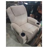 swivel rocking reclining vibrating chair