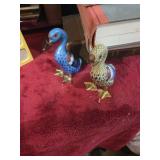 vintage cloisonne ducks