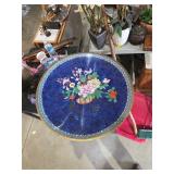 vintage 20 in. cloisonne charger plate