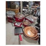 Red copper cookware