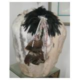 NATIVE AMERICAN FETAHER BASKET