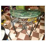 iron&marble table