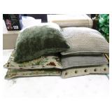 group of pillows