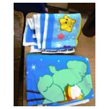 2 care bear blankets