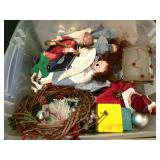 tote of christmas items