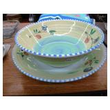 large serving bowl&platter