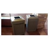 COMMERCIAL POLY TRASH RECEPTACLES