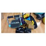 GROUP OF ASSORTED WORK OUT  EQUIPTMENT