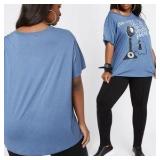 {each} Dubgee Cobalt Blue Tee-Shirt