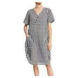 {each} Dubgee Black/White Cocoon Dress