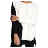 {each} Dubgee Ivory/Black Sweater & Dress