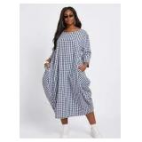 {each} Dubgee Navy/White Cocoon Dress