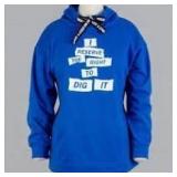 {each} Dubgee Cobalt Blue Hoodie Sweatshirt