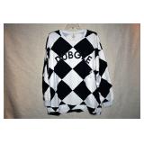 {each} Dubgee Black & White Sweater