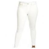 {each} Dubgee White Stretch Twill Pants