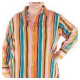 {each} Dubgee Pink Multi Button Down Shirt