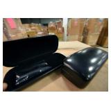 Black Faux Leather Eyewear Case