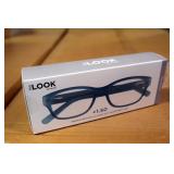 LOOK "The Artist" Blue Rubber Reader 1.50 & 2.0 LOOK "The Artist" Blue Rubber Reader 1.50 & 2.0