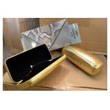 Gold Faux Alligator Skin Hard Shell Cases &