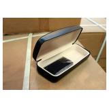 Black Faux Leather Eyewear Case Black Faux Leather Eyewear Case