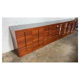 Wooden Merchandising Cabinet (48 Draw) w/ Wooden Merchandising Cabinet (48 Draw) w/
