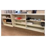 Metal Bookcases, 3 Tier, 39" High Metal Bookcases, 3 Tier, 39" High