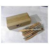 Group of 324 Paste Brushes