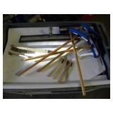 Group of Brushes & Squeegees