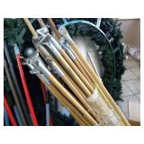 Group of Wood Utility Handles