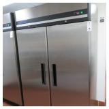 Central #69K-035 Portable SS Top Mounted Freezer