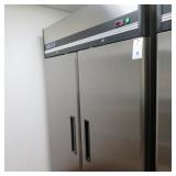 Central #69K-035 Portable SS Top Mounted Freezer