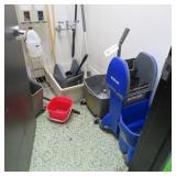 {LOT} Mop Buckets In Closet