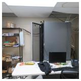 {LOT} In Server Office Room: c/o: Rack, Wires,