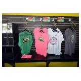 {LOT} T-Shirts in Front of Building (Approx. 10)