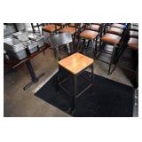 East Coast Chair and Bar Stool Metal Wooden Seat H