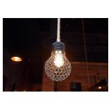 Rustic Bulb Within Bulb Lighting Fixture, Suspende