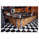 Modular Bar w/ Reclaimed Wood Siding and Composite