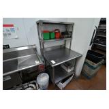 Stainless Steel Table w/ 2-Tier Rack, 36"