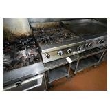 Garland 24" 4-Burner Gas Range w/ 24"x30" Stain