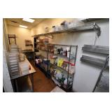 2 Metro Racks, 72" & 48" w/ Contents: Dry Goods,