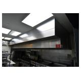 Stainless Steel Kitchen Line Exhaust Hood, (2 Accu