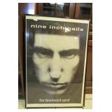 Framed Nine Inch Nails Poster