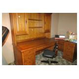 Large Wooden Office Desk