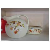Jewel Tea Pitcher and Dish