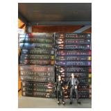 X-Files VHS tapes and 2 Action Figures