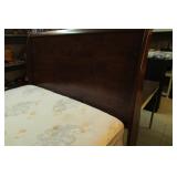 Cherry Sleigh Bed  - Queen