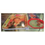 3 Pieces Coca-Cola Memorabilia Trays, Book