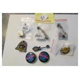8 Collectible Hardrock Café Pins