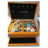 Jewelry Box with Costume Jewelry